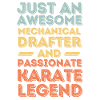 Technical Draughtsman Karate retro