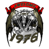 Awesome since 1976, biker's birthday