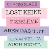 Schokolade vs. Apfel