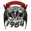 Awesome since 1964, biker's birthday