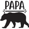 Papa ours, protecteur
