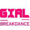 Breakdance Mädchen Breakdancer