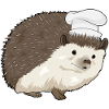 Hedgehog Chef's Hat