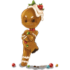 Gingerbread man without leg