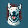 Cheerful Bull Terrier
