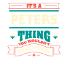 È una cosa di Peters, il cognome per la famiglia
