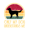 Allemand Pointer Chien Silhouette Rétro