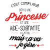 T-shirt Princesse Aide Soignante
