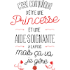 T-shirt Princesse Aide Soignante