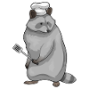 Raccoon Chef Chef Hat