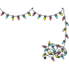 Farbige Lichter Dekoration