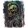 Horreur Punk Zombie Crâne