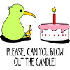 It's Kiwi's birthday
