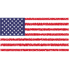 Flag America Fragment
