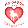 My dog is my valentine