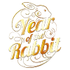 Year Of The Rabbit 2023 Logo For Chinese New Year