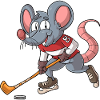 Hockey Mouse / Ice Hockey Mouse