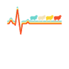 Sheep Retro Heartbeat