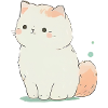 Cute pastel cat
