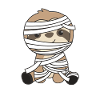 Sloth Mummy Sloths Happy Halloween