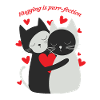 Hugging is purr-fection