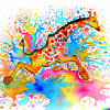 Splashin' Giraffe