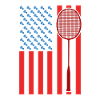 Badminton USA Flag