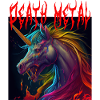 Death Metal Unicorn Rosa