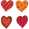 Heart variation 4er