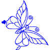 Papillon avec cœur