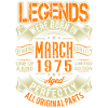 1975 March Birthday Legend
