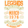 1976 March Birthday Legend