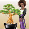 Gemälde Bonsai