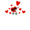Kiss Me - Valentine's Day Name Dabbing Heart Björn