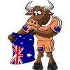 Éventail d’Australie Taureau