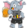 Belgium Fan Elephant