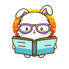 Bücherwurm-Hase