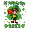 Saint-Patrick 2023 Basketball Leprechaun