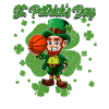Leprechaun Basketball St Patricks Day