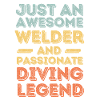 Welder diving retro