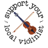 Violoniste Soutenez votre
