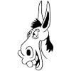 Black donkey