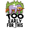 tired sloth snores Sloth