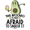 Avocado plays tennis