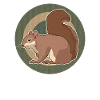 Süßes Eichhörnchen Grauhörnchen Hörnchen Geschenk