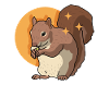 Cute Squirrel Grey Squirrel Gift