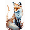 Artistic fox
