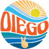 Diego Camicia Vintage Sunset Diego Groovy Tie Dye