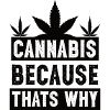 Cannabis because that's why black
