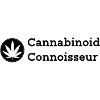 Cannabinoid connoisseur leaf logo black
